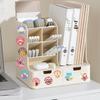 Cartoon Dessert Reward Roll Stickers - 500 Sheets for DIY Journals & Envelope Sealing
