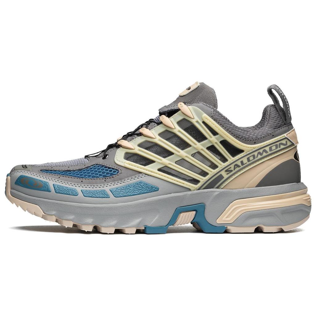 SALOMON Acs Pro Round Toe Comfortable Durable Low Top Outdoor Functional Shoes Unisex Shoes Medium-Gray 472990