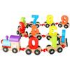 Wooden Educational Assembly Train and Blocks for Kids