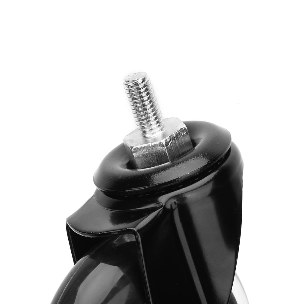 5pcs 3 Inch Swivel Caster Office Chair PU Roller Wheel Furniture Trolley Roller (#1)