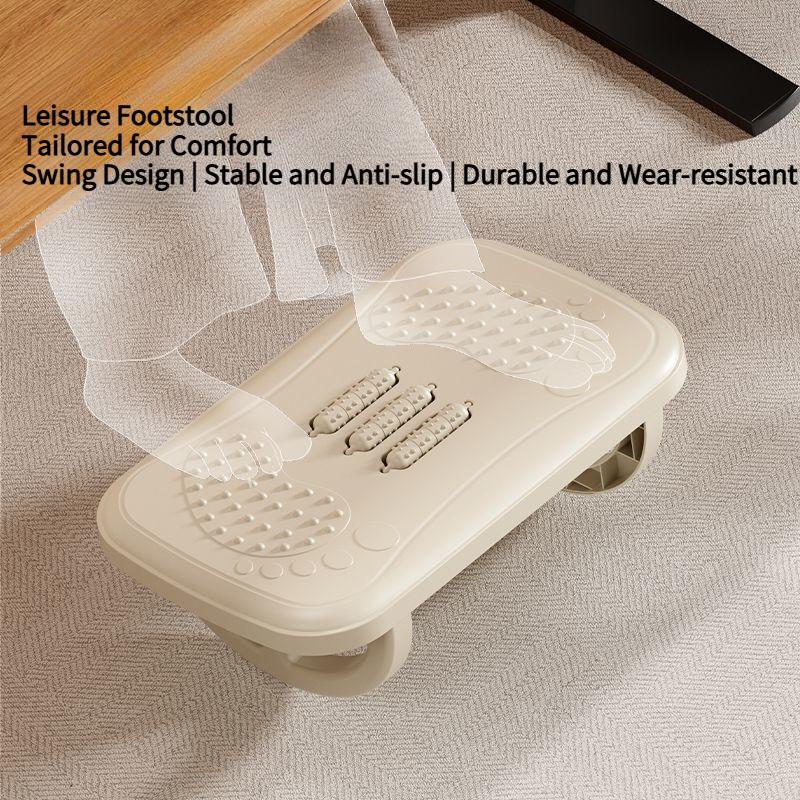 1PC Office Foot Stool Under Table Foot Pedal Anti-warping Erlang Leg Artifact Massage Sole of Feet Home Foot Stool Foot Stool