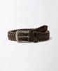OUTSTANDING Ostd Braided Belt_Brown