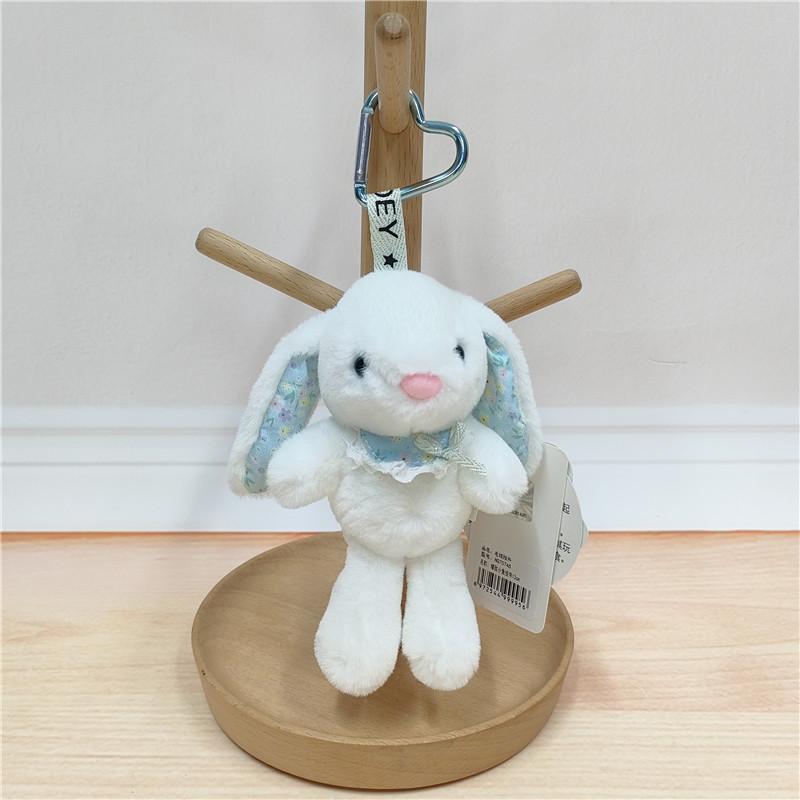 Cartoon Rabbit Plush Keychain Toy Animal Keyring Stuffed Doll For Gift Kids