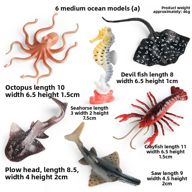 Horse Figures Animal Set With Farm And Marine Animals For Kids Learning And Play