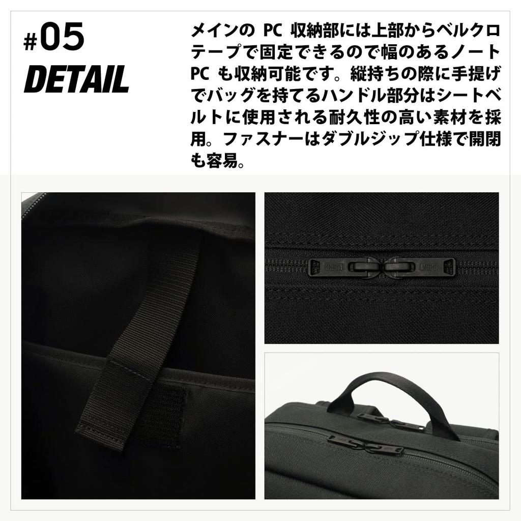 GRIT Business Backpack Our store limited model [Masterpiece] 43215-G Black/10