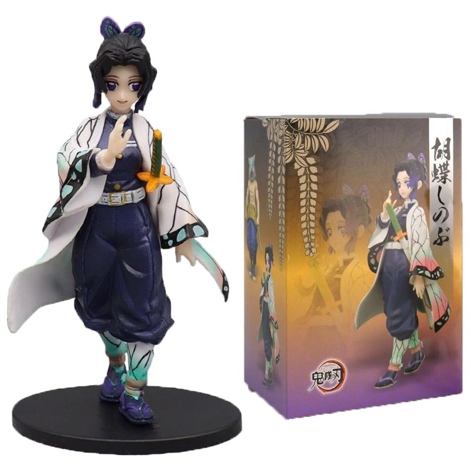 Figura de Anime Figuras de Demon Slayer Kimetsu No Yaiba Muñeco Tanjiro Nezuko Zenitsu Figura Figura de Acción Modelo Juguetes