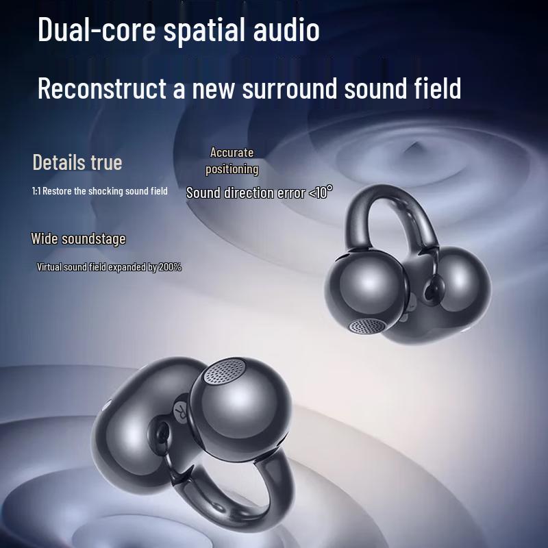 SANAG S6S Ultra Ear-Clip Open-Ear Sports Bluetooth Headset