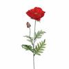 Artificial Plant Poppy 70 Cm Red Made Of Polyester