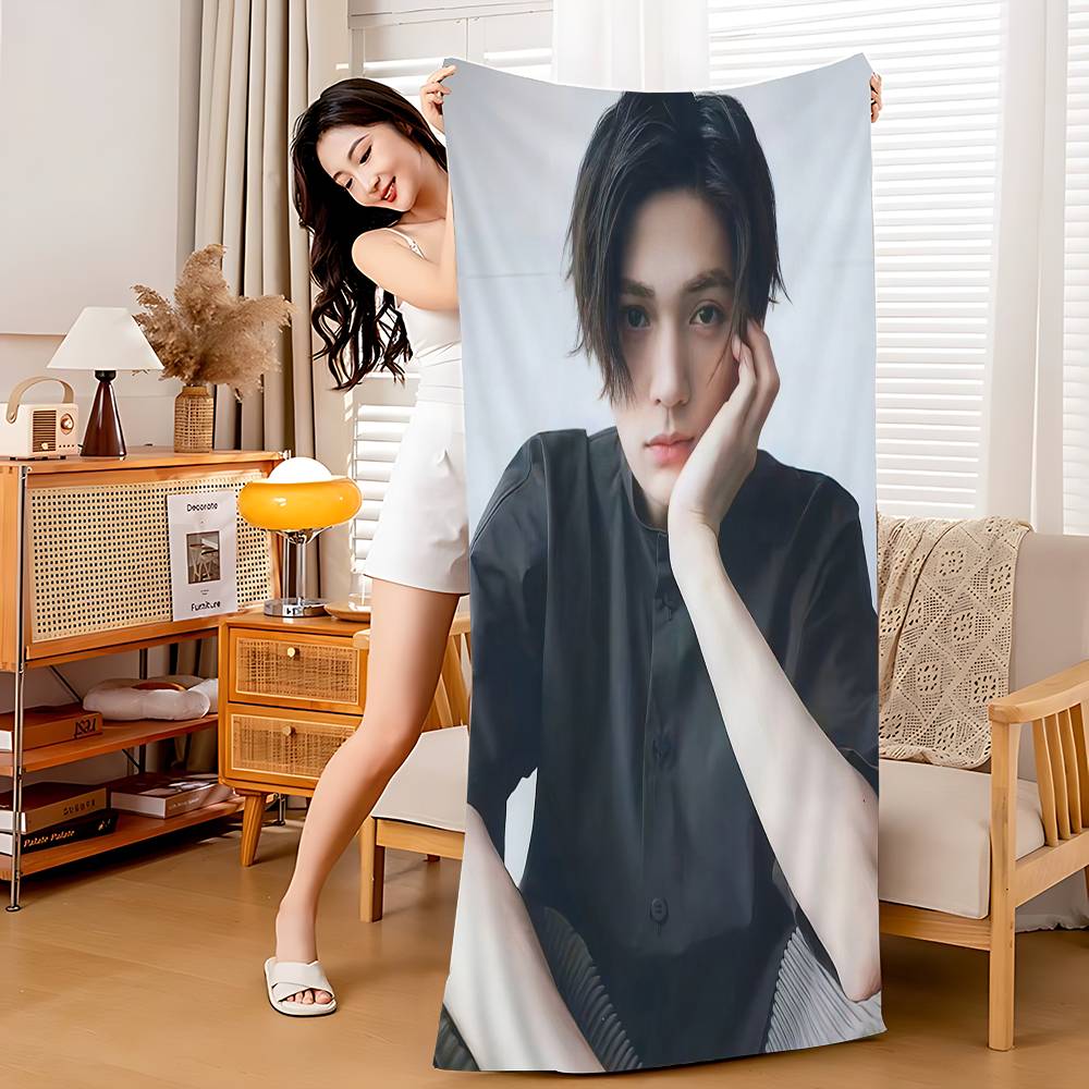 

Japan Actor R-Riku H-Hagiwara Microfiber Blanket Quick Drying Beach Towels Oversized Printing Super Absorbent Pool Towel W40*H60(CM)