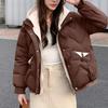 Women's Winter Warm Cotton Jacket Single Breasted Zipper Jacket