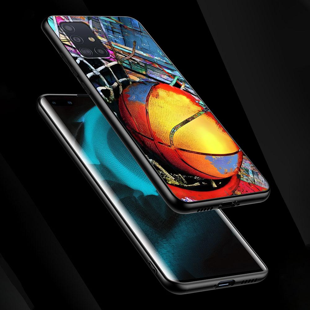 Basketball Basket Sports Case for Samsung Galaxy A51 A53 A54 A31 A52 A12 A13 A21s A22 A32 A11 A22 A33 A41 A52s TPU Phone Cover