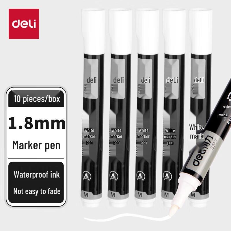Deli S557 Oil-Based Marker Pen