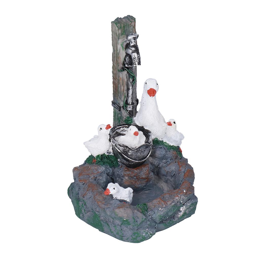 Garden Duck Family Statue Originality Resin Sculpture Ornament Decoration for Yard Patio Fountain