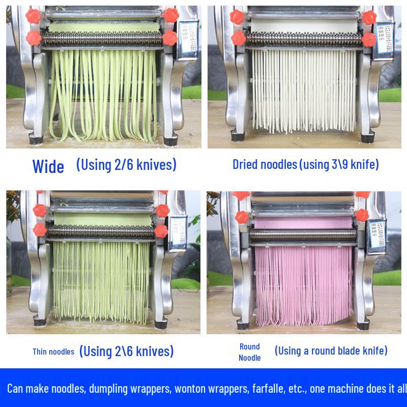 Elektrische Nudelpresse aus Edelstahl: Automatische Knödel- und Teigknetmaschine