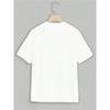 European Size Fashionable Letter Anime Printed Women'S Round Neck Pure T-Shirt with Simple Design, Comfortable And Breathable
