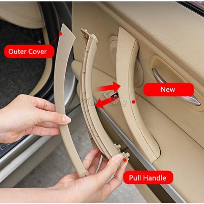 Car Styling For BMW 3 Series E90 E91 E92 316 318 320 325 328 330 335 328i 320i LHD Interior Door Pull Handle Trim