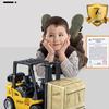 Forklift Toy Car for Kids (Ages 3-6) - Pull-Back Engineering Vehicle for Early Education