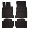 Dywaniki Samochodowe Gumowe Do: Kia Stinger 2WD Liftback (2017-2023) - Czarne, Dopasowane