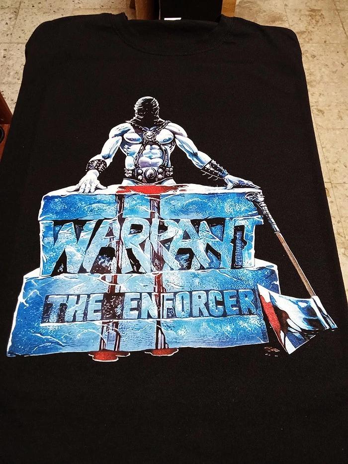 Warrant Band The Enforcer Tour 100% Cotton T-shirt Mens Tees Top All T-Shirt Tee Top Unisex 3XL