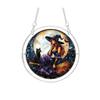 Halloween 2D Acrylic Puzzle Pendant Stress Relief Tool Ghost Witch Pumpkin Home Atmosphere Decoration Hanging Sign