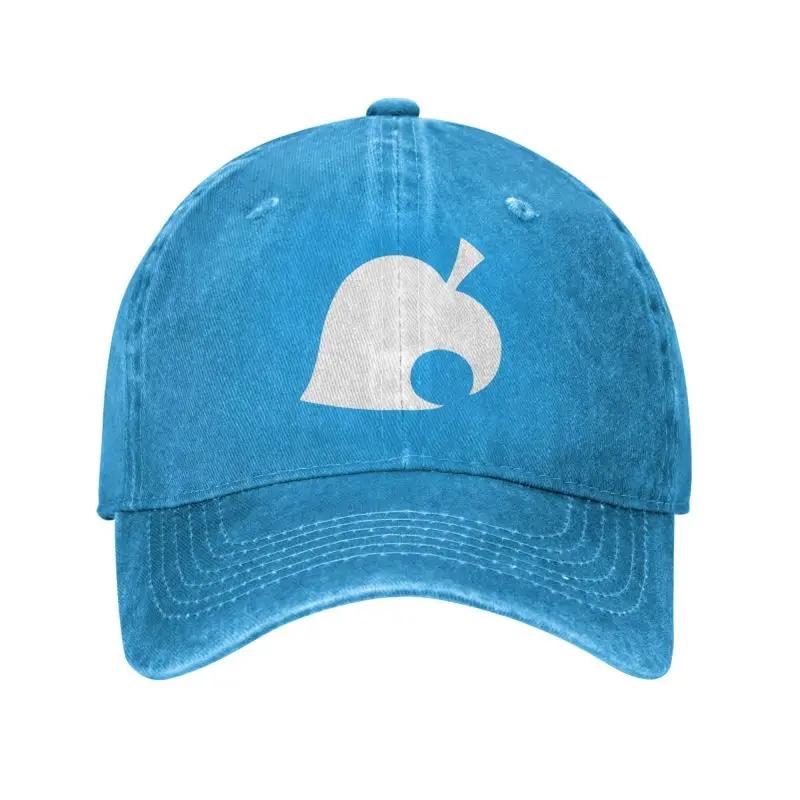 Personalized Cotton White Cross Animals Leaf Baseball Cap Sun Protection Men Women's Adjustable Dad Hat Spring