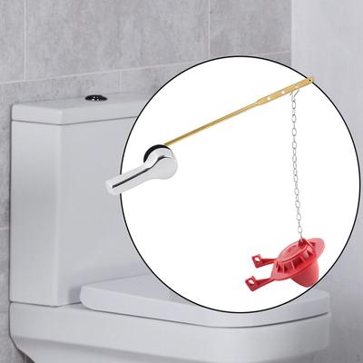 Toilettenspülhebel Passt auf die meisten Frontlader-Toiletten Einzelner Spülhebel für Spülkasten mit