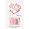 Baellerry Ladies' Fashion Short Purse Large Capacity Wallet Pu Leather Card Holder Cute Students Girls' Zipper Coin Purse