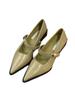 Fashion Shoes Woman Flats Shallow Mouth Pointed Toe Dress Comfortable On Heels New Summer Spring Mary Janes Shoes Woman 2025 Pointed Toe