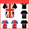 Vintage Union Jack Logo T-shirt Distressed Retro Style Graphic For British Culture Lovers