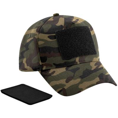 Beechfield 5-Panel-Baseballkappe mit abnehmbarem Patch