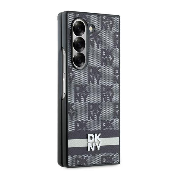 Pokrowiec do Samsung Galaxy Z Fold6 DKNY Wzór Szachownica Czarny