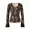 Chic Korean Lace Base Layer Top - Autumn/Winter Sexy & Elegant Temperament
