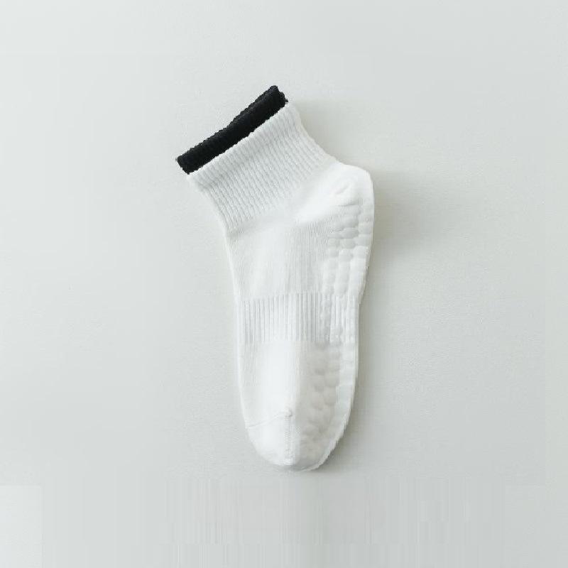 Double Cuff Women's Mid-tube Socks Short Socks Cotton Socks Breathable Sports Socks