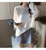 2025 Spring/Autumn Korean Loose-Fit Hooded Pullover Sweater for Women - Long-Sleeved Trendy Style