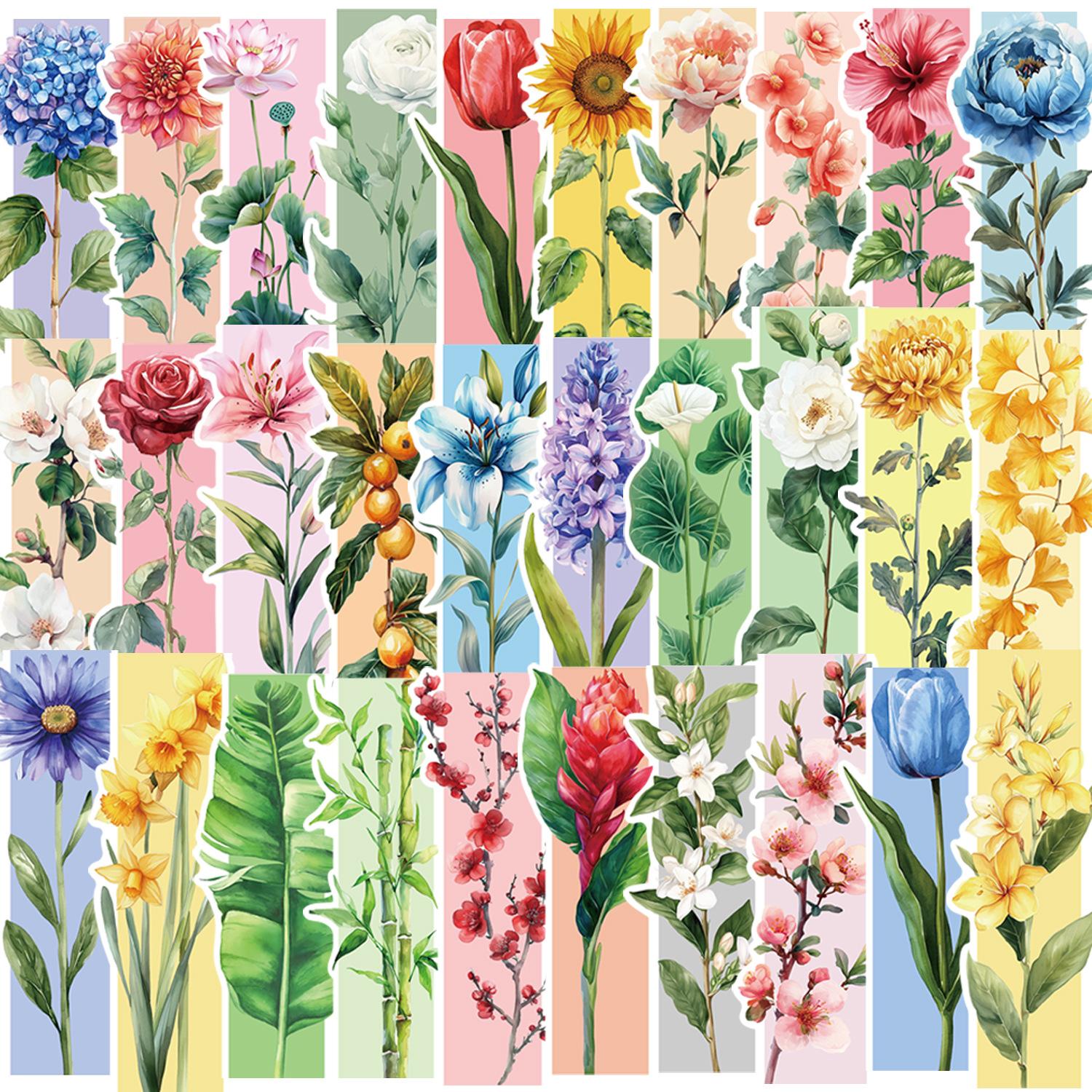 

30 шт./набір Ins Пейзаж Закладка Персонаж Креативний посібник DIY Абстрактні паперові листівки для учнів Подарунок до Дня вчителя