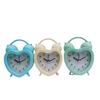 Small Plastic Alarm Clock with Handle Marble Dial Student Gift Alarm Clock
