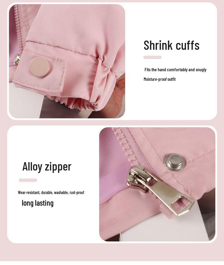 Dámská 2025 Plus Bavlněná Vatovaná Bunda s Kapucí - Tenká, Volná, Zimní Svrchní Oblečení