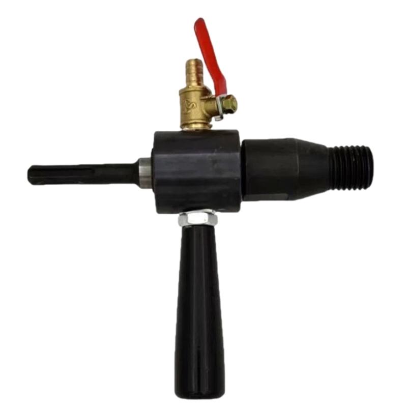 

Многоцелевые аксессуары для строительных дрелей преобразуют адаптер для перфоратора в водяную дрель, подходящую для эффективного сверления