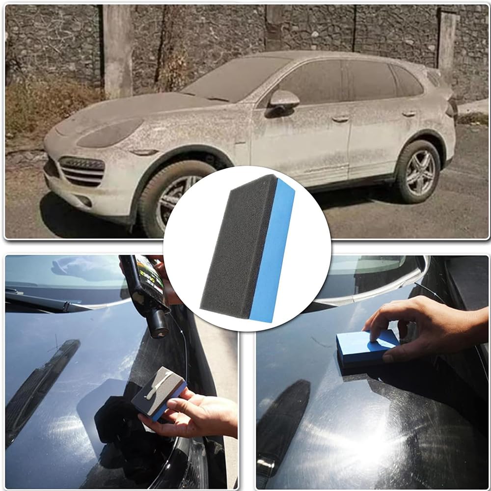 Car Wash Sponge, 10 Pieces, Sponge, , Remover, Car, Motorcycle, Cleaning,