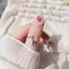 Adjustable Alphabet Rings: Trendy Japanese & Korean Student Accessories