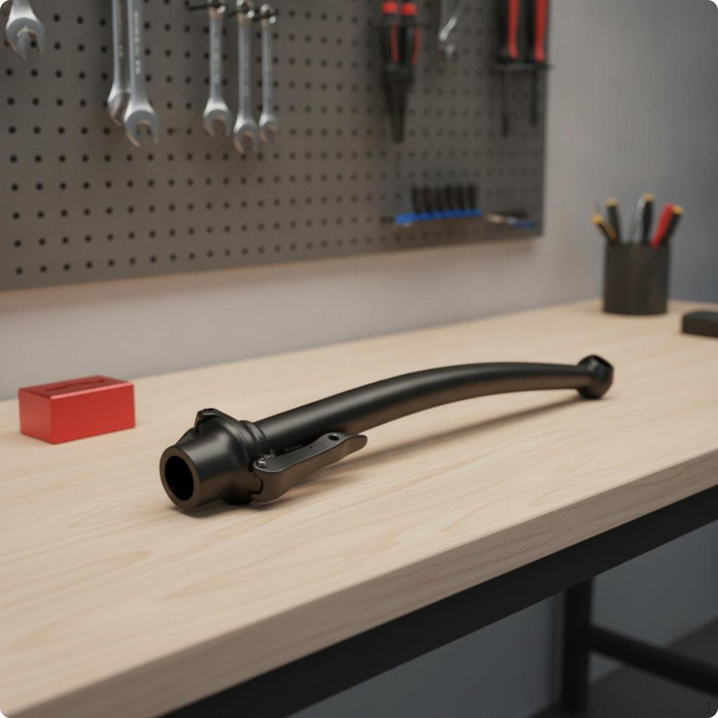 Folding Stem Unified Assembly Curved for Builders, Electric Vehicle Conversion