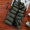 Men's & Teenagers' Lightweight Down Cotton Vest – Sleeveless, Warm, Loose Fit Gilet for Autumn & Winter