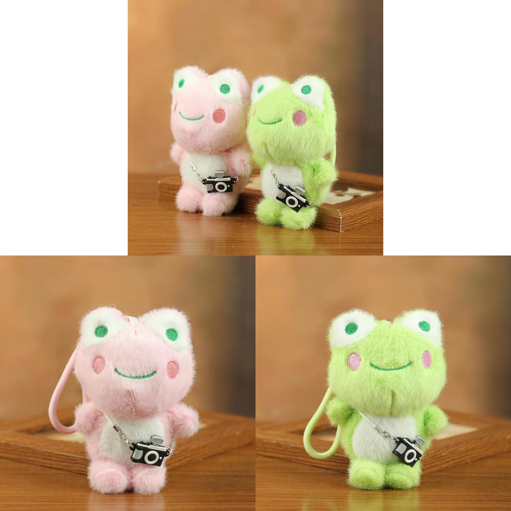 Frog Plush Keychain Gift For Girls And Kids With Soft Pp Cotton Filling