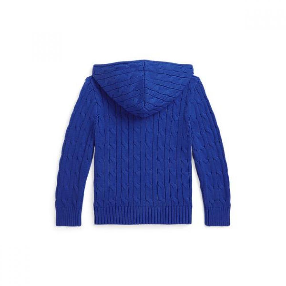 Polo Ralph Lauren Boys 2 7 Years Hooded Cable Cotton Sweater Cwposweb6820698401