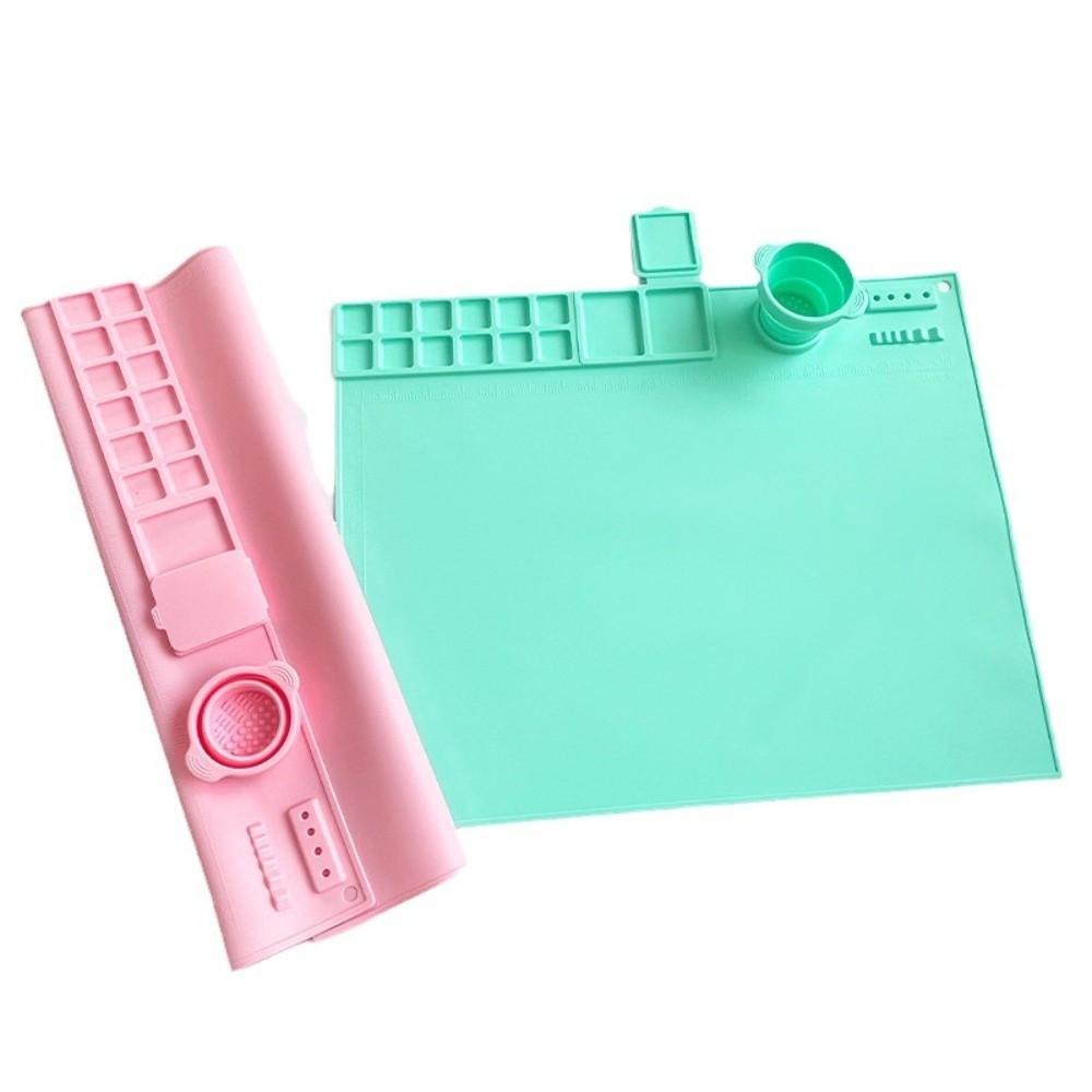 Non-Slip Silicone Children Art Mat Washable Graffiti Painting Mat for Artists