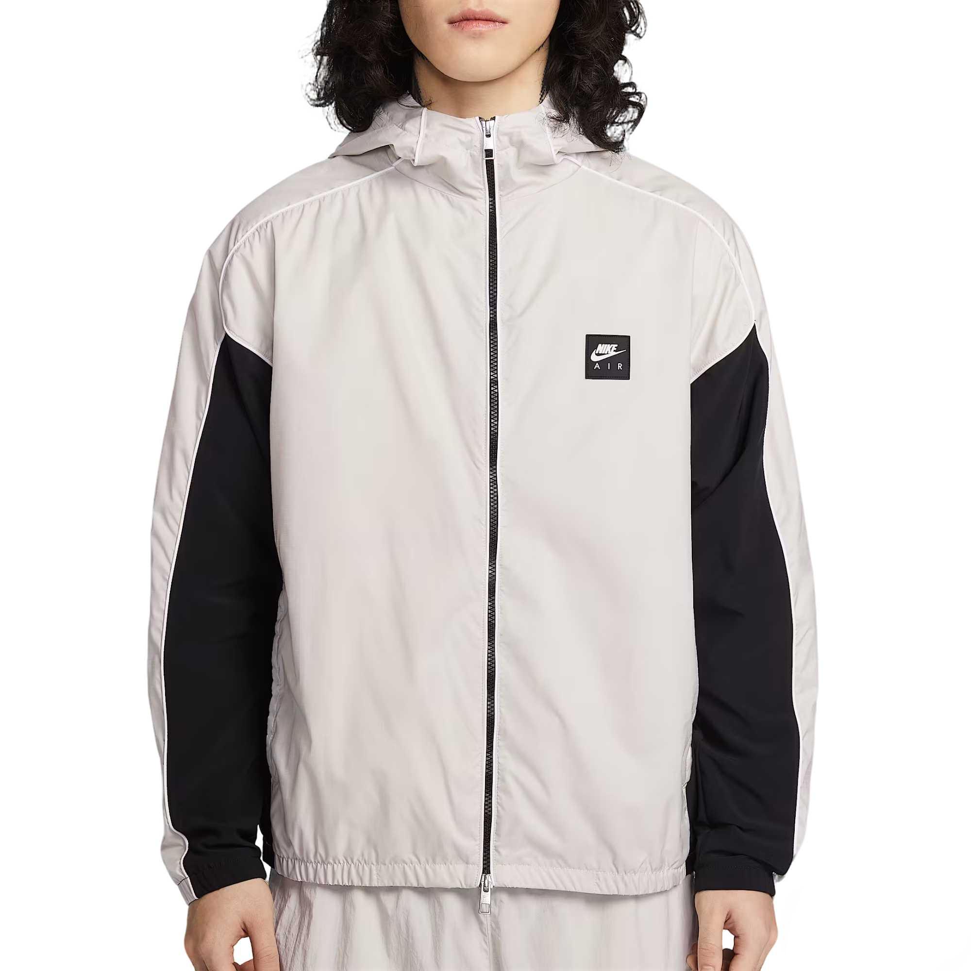 Nike Мужская куртка с капюшоном на молнии Air Logo, отводящая влагу, куртки IO0559-072 XS