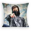 AAlan Walker DJ Pillow Case Sofa Living Room Bedroom Headboard Backrest Cushion Square Cushion Nap Time
