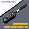 3 4 Boutons Style Carbone ABS Housse de Boîtier de Clé de Voiture Porte-clés pour Panamera 997 944 924 Cayenne 958 911 971 911 9YA Macan Boxster
