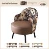 Longjian Italian Light Luxury Single Sofa Chair