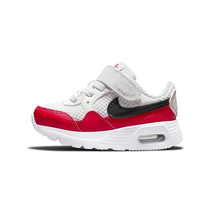 (TD) Nike Air Max SC White University Red Black Baby CZ5361-106 EU 23.5